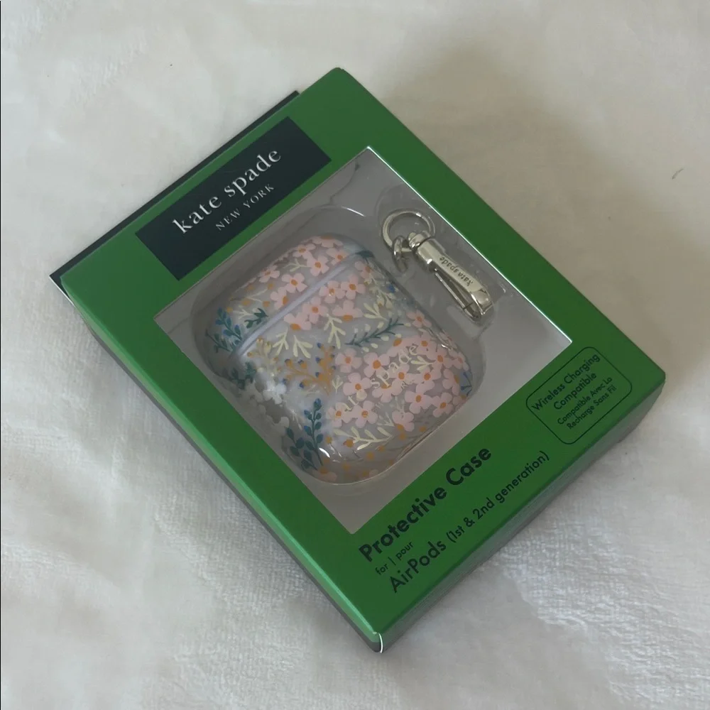 Kate Spade New York Floral AirPods Case – 1st & 2nd Gen | New in Box - Picture 3 of 5